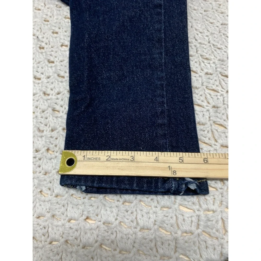 Levis 510 Jeans Mens Tag 31x32 Approx 30x29 Skinny Stretch Blue Leg OpeningFlaws